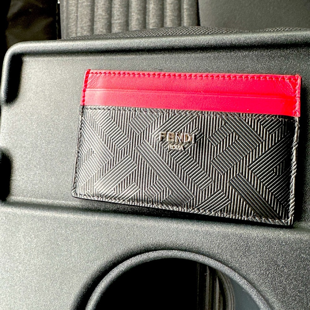 Black fendi wallet